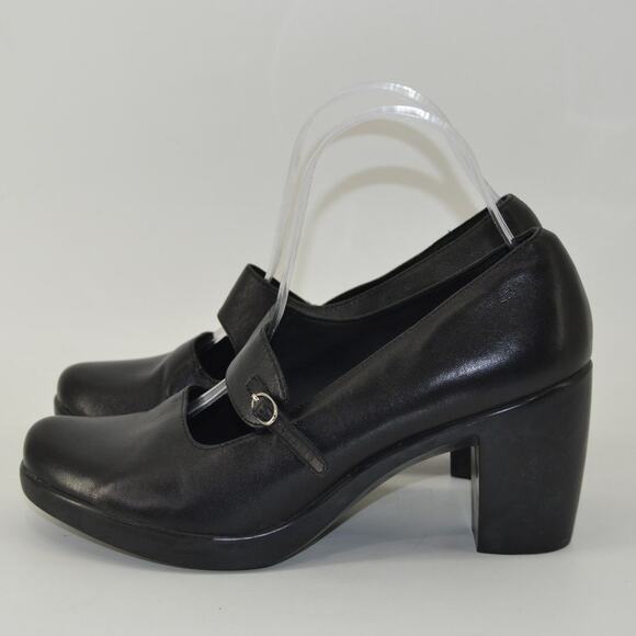 Dansko Tara Women Black Leather Mary Janes Sz 40 US 9.5 - 10 - Picture 13 of 13